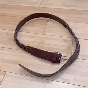 Brown Braided belt